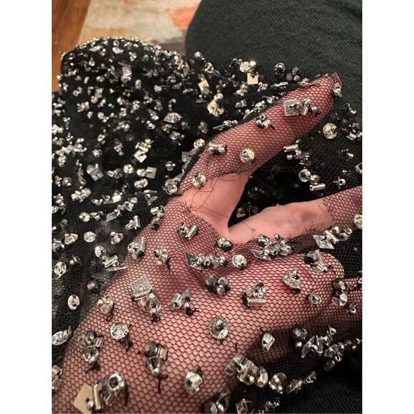 Isabel Marant Tanael Embellished Sheer Leggings Size 1 (Small) with defect - Picture 8 of 13